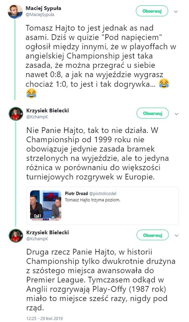 Na Twitterze szybko WYJAŚNILI słowa Tomasza Hajty! :D